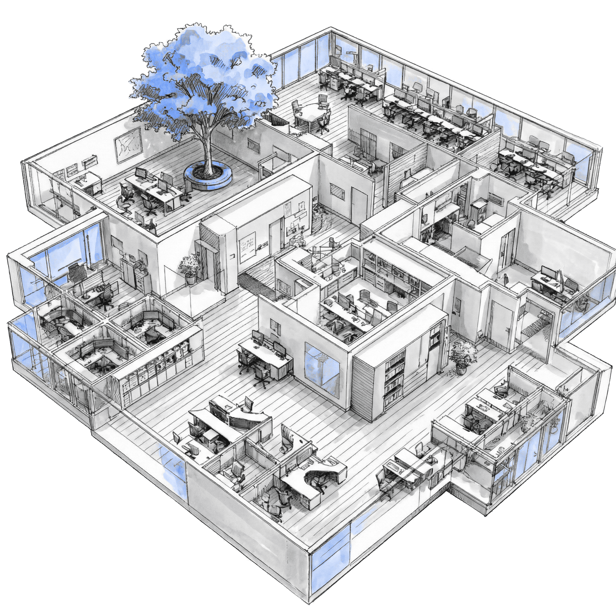 Enterprise illustration